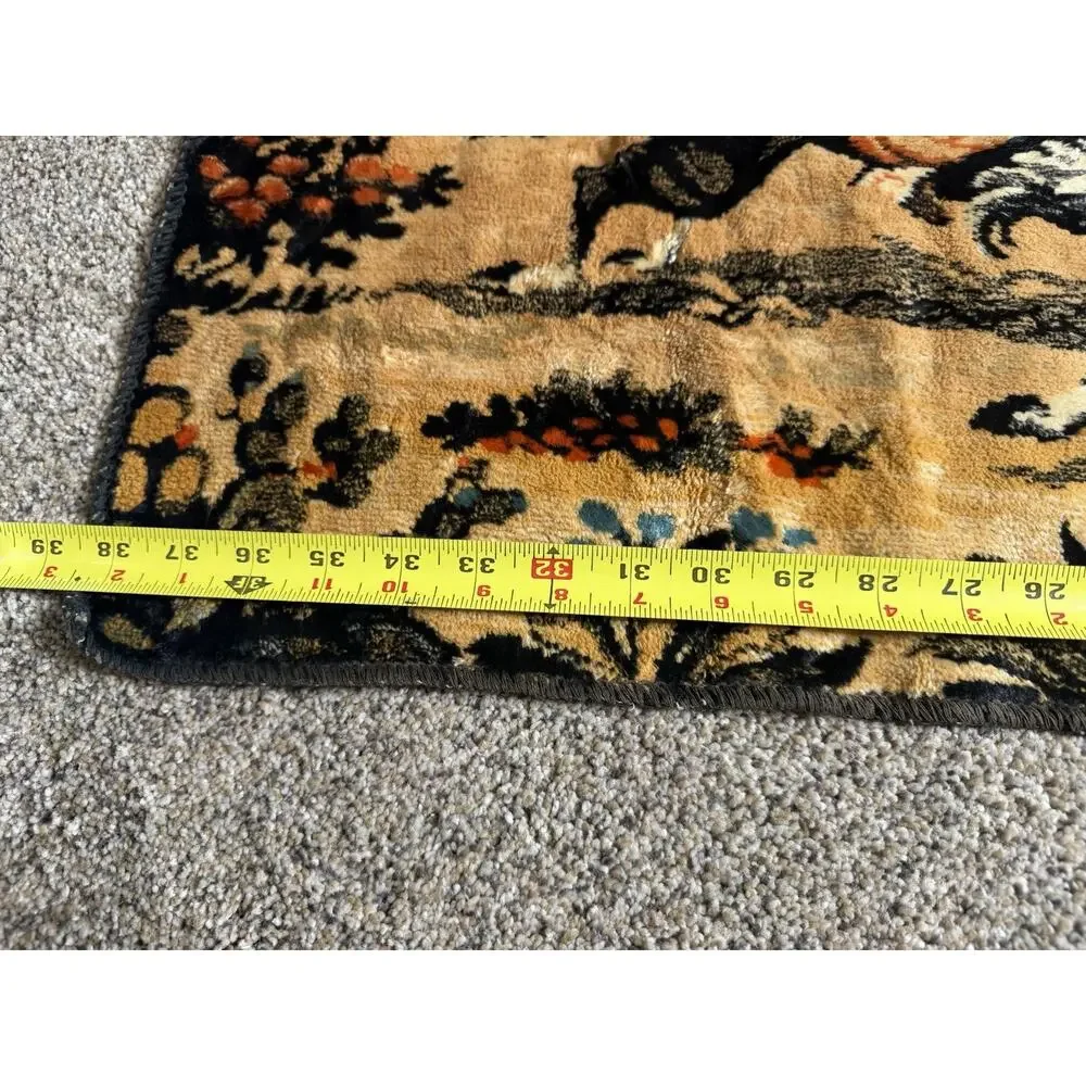VINTAGE Tapestry Wall Hanging Arabian Nights Middle East Made Italy 39x20in